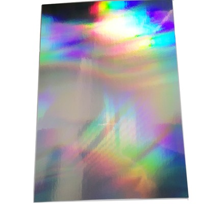 50 Sheets A4 Holographic laser silver art scratch paper for Laser