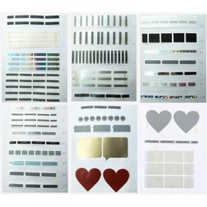 Custom size scratch off stickers