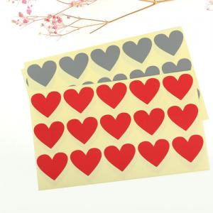 Heart Scratching Sticker