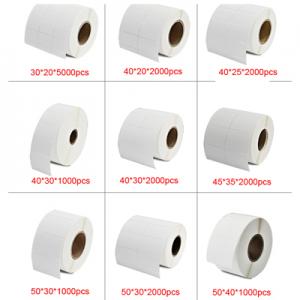 Waterproof PP Vinyl Thermal Transfer Label Blank in Roll